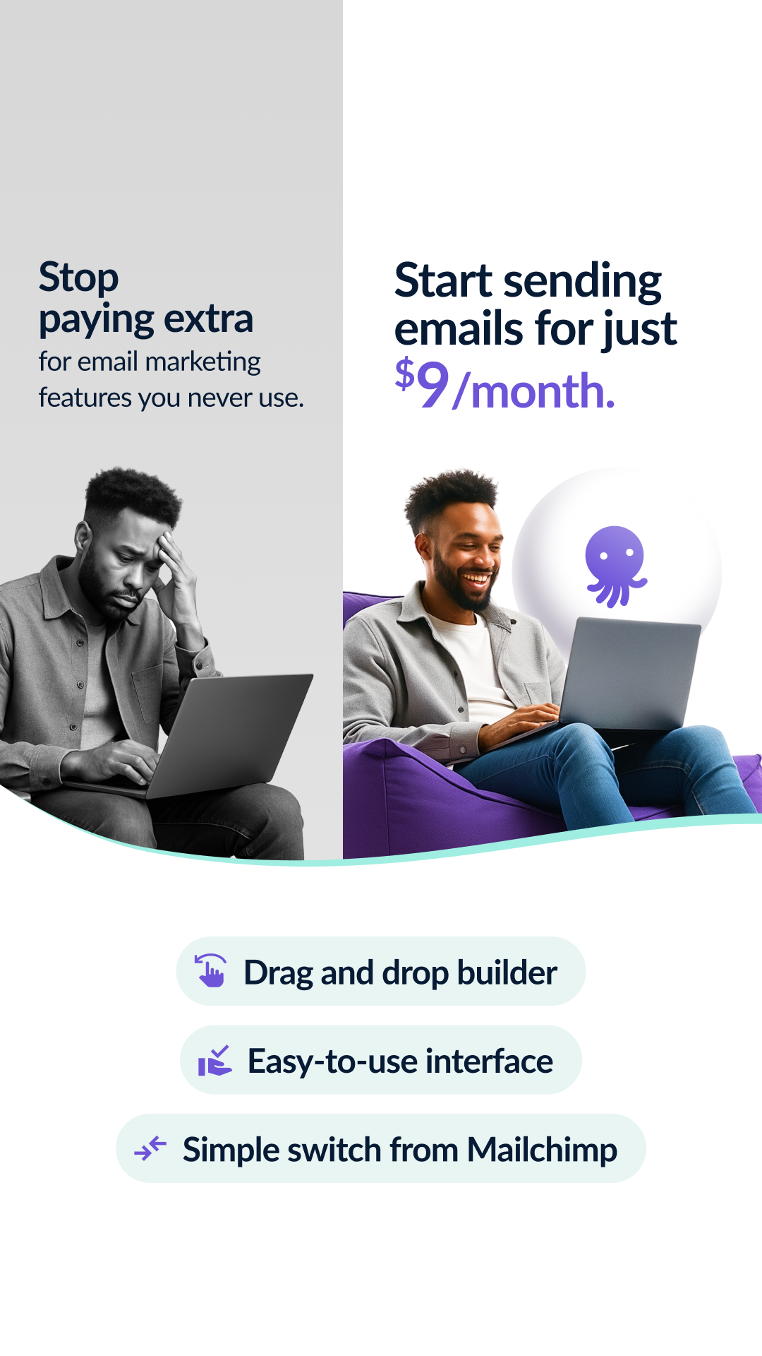 EmailOctopus Facebook ad