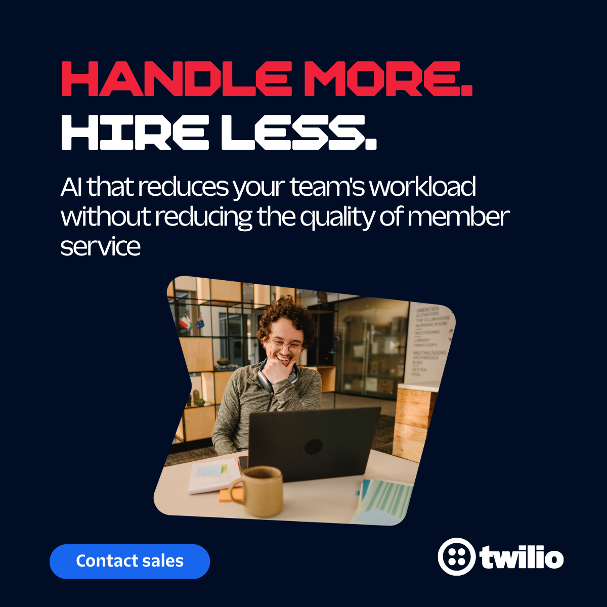 Twilio Facebook ad