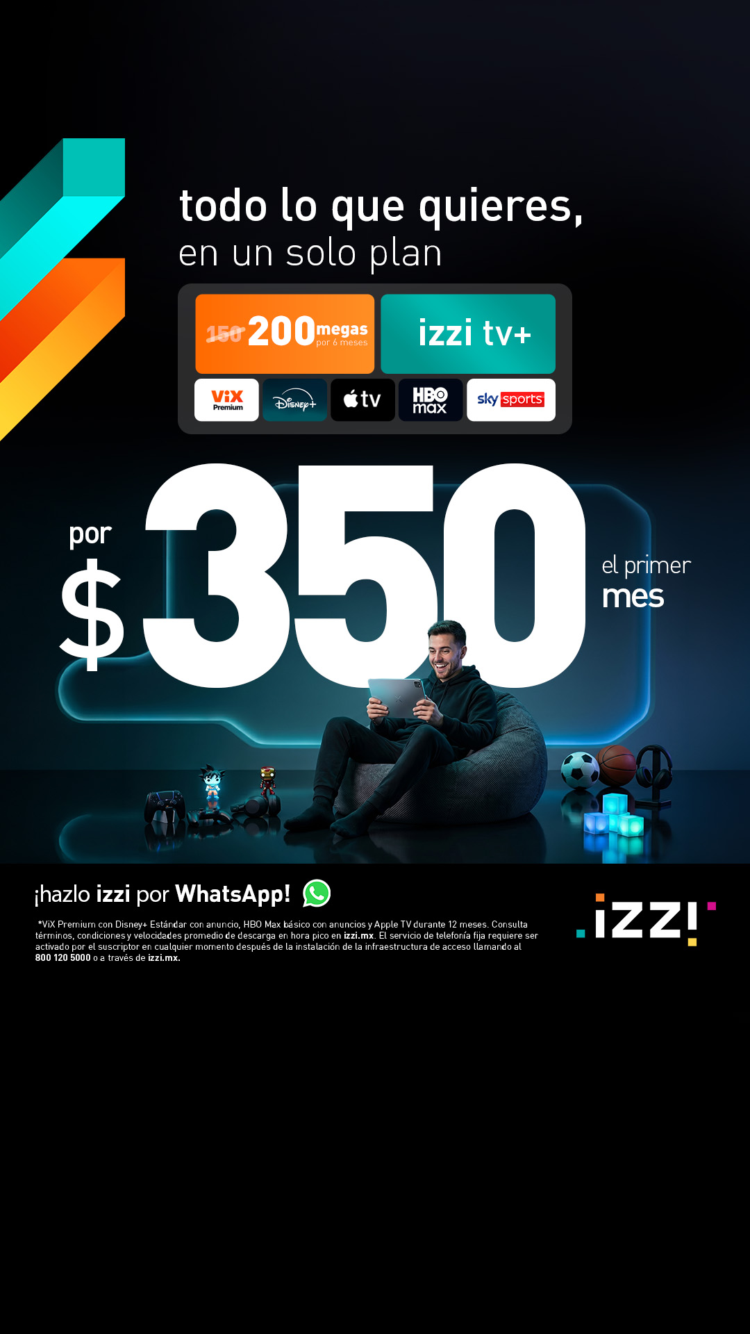 izzi telecom Facebook ad