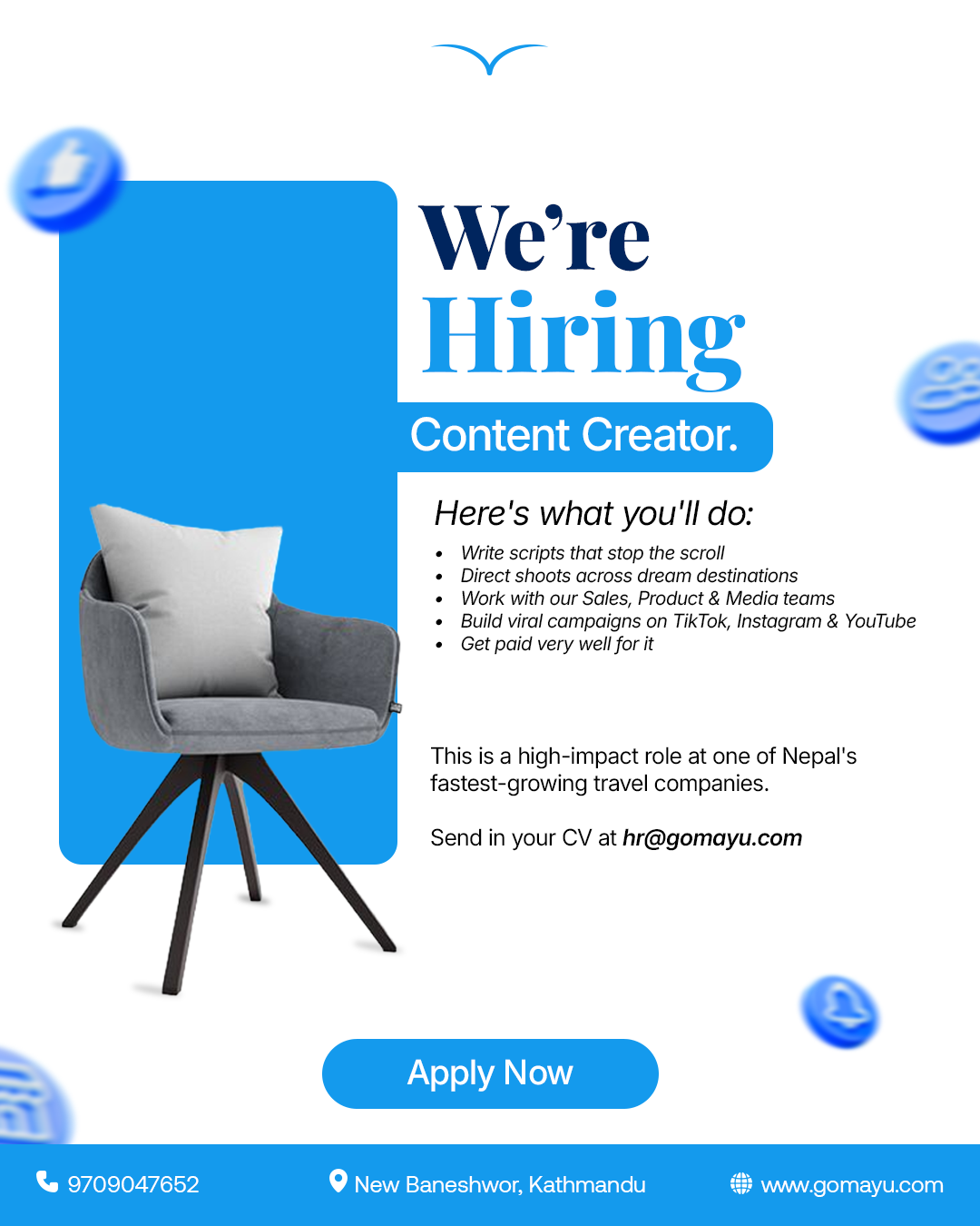 Gomayu Facebook ad: Start Your Creative Journey