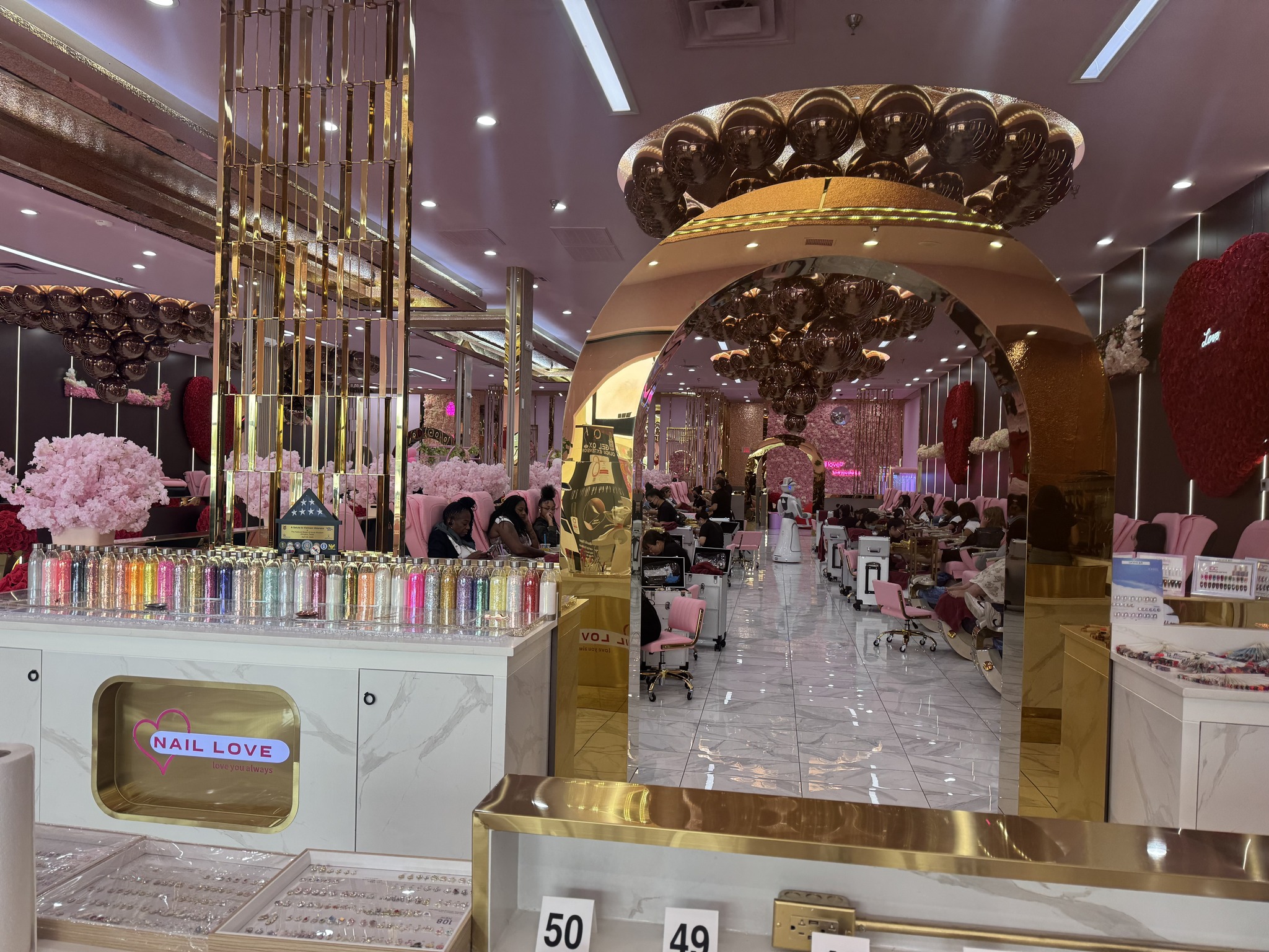 Nail Love Facebook ad: America’s Largest Nail Salon 13,000 sq ft of…
