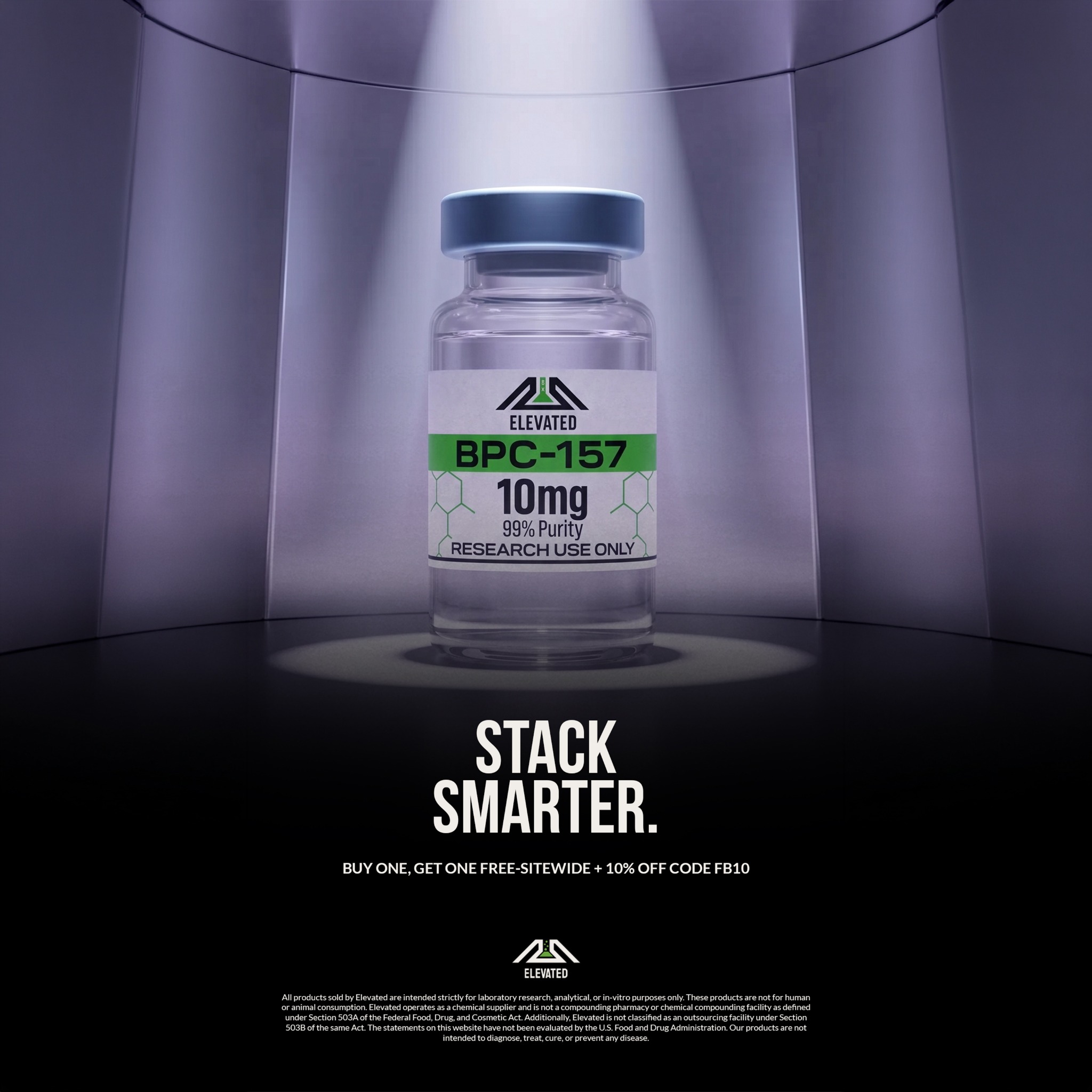 Elevated Labs Facebook ad
