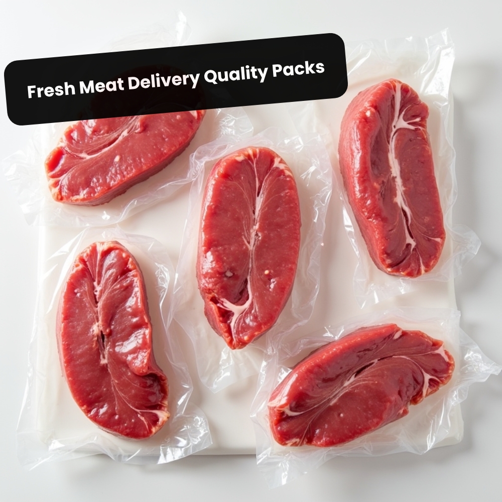 SwiftResults Here Facebook ad: Fresh Meat Delivery Quality Packs!