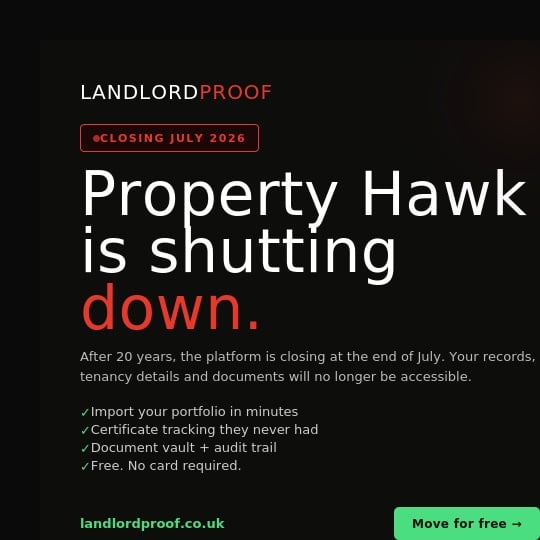 Landlord Proof Facebook ad