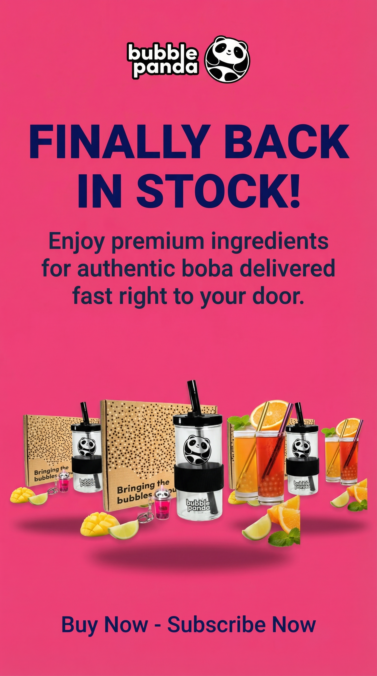 Bubble Panda Facebook ad
