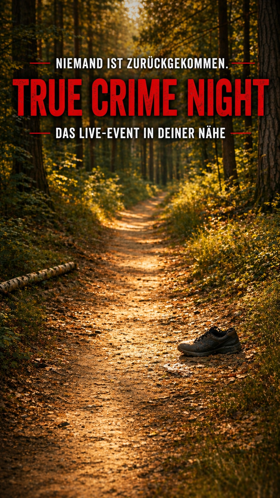 CrimeNight Events Facebook ad from Apr 25, 2026