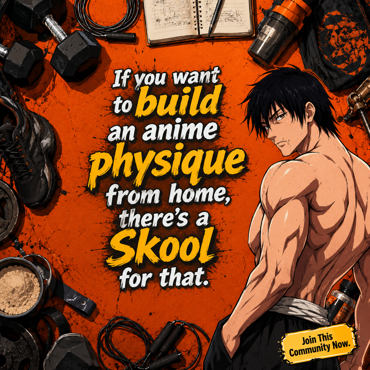 Skool Facebook ad
