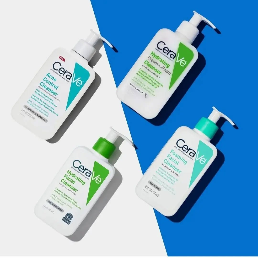 foybeautystore256 Facebook ad: Cleansers help remove dirt, oil & makeup from…