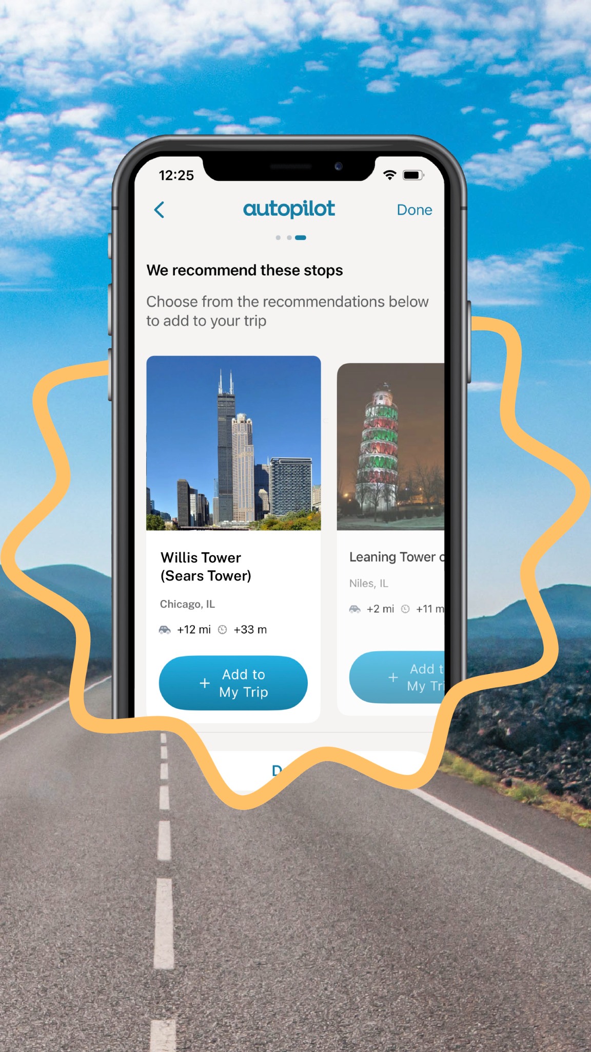 Roadtrippers Facebook ad