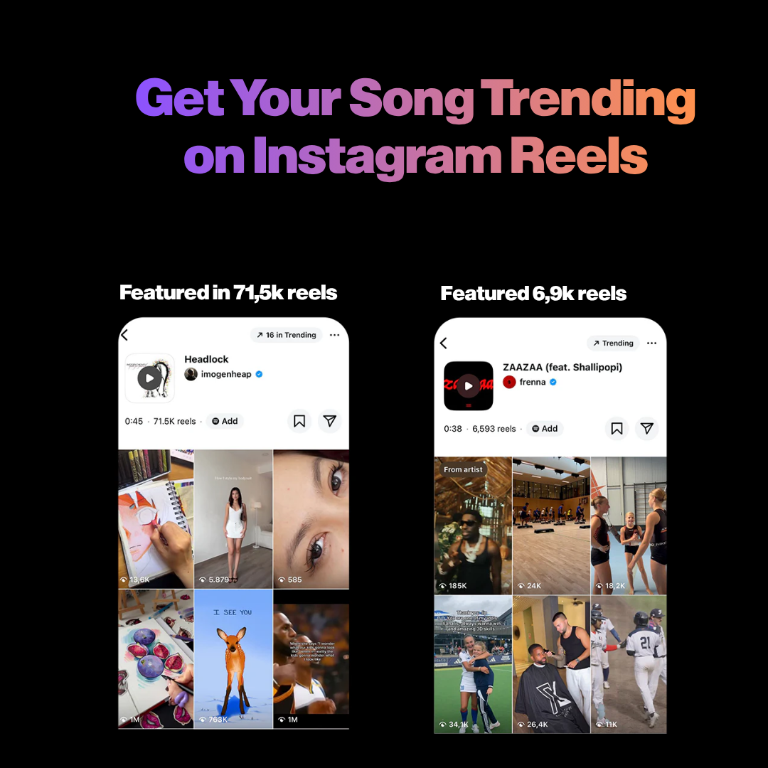 Playlist Booker Facebook ad