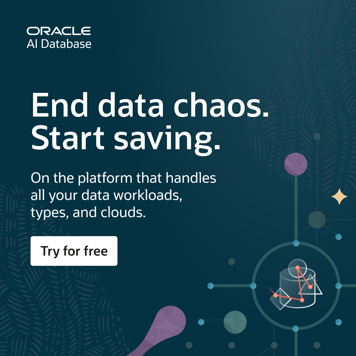 Oracle AI Database Facebook ad