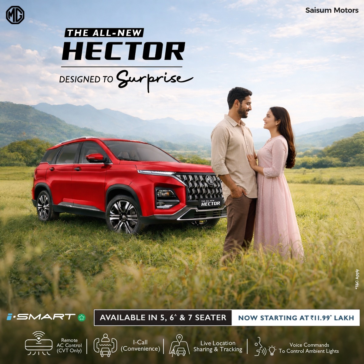 MG Motor Saisum Jaipur Facebook ad