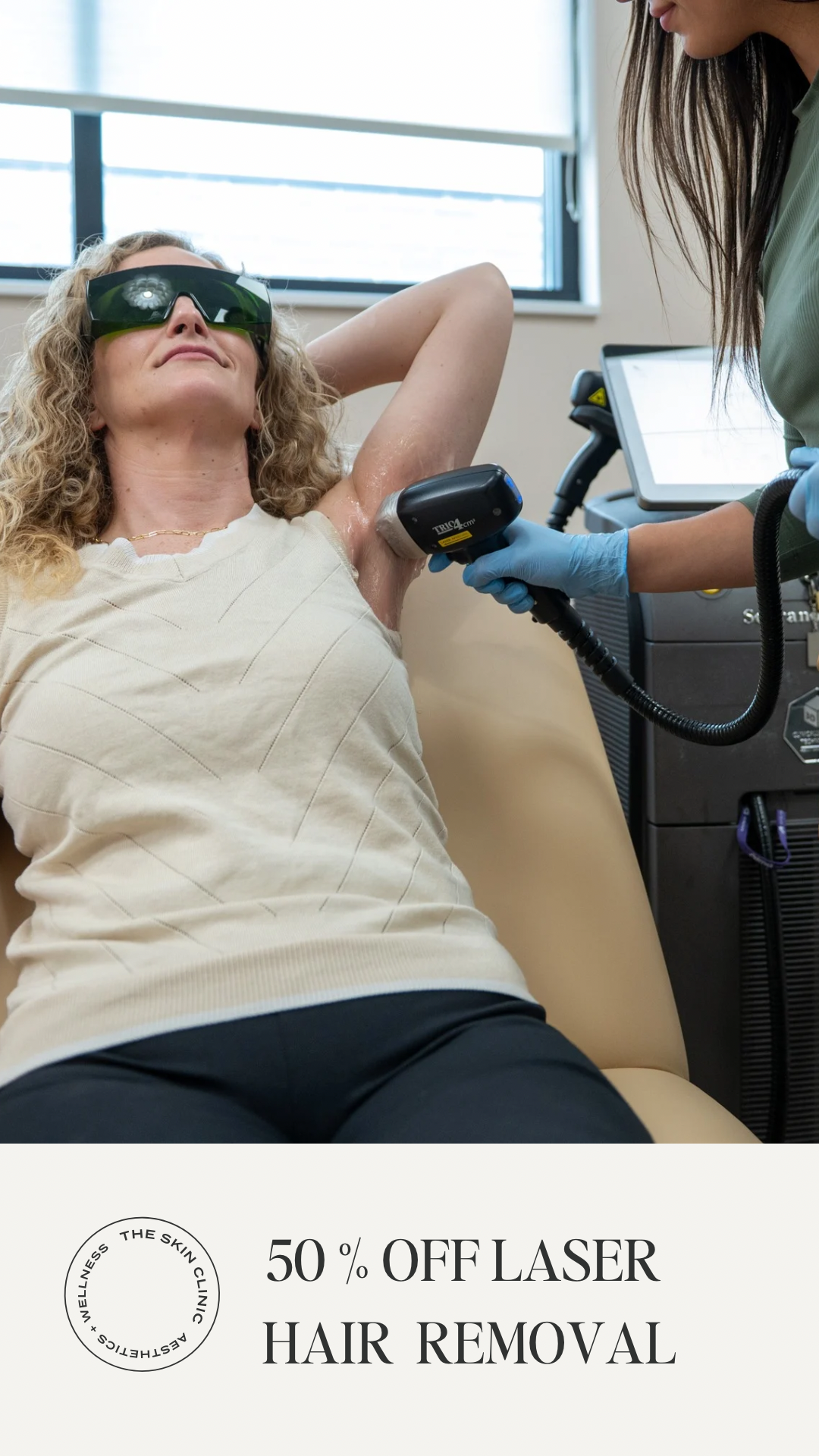 The Skin Clinic-Aesthetics + Wellness Facebook ad