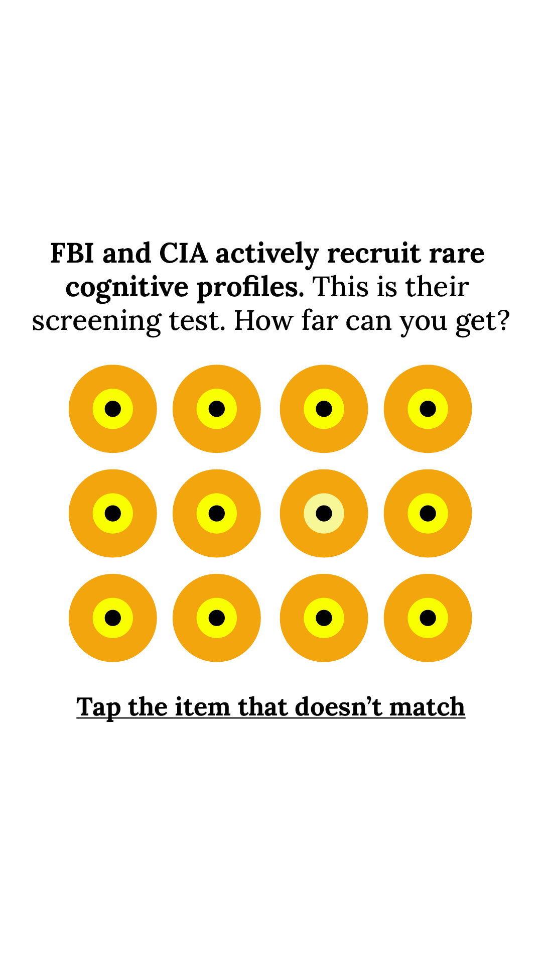 Brain Health Check Facebook ad