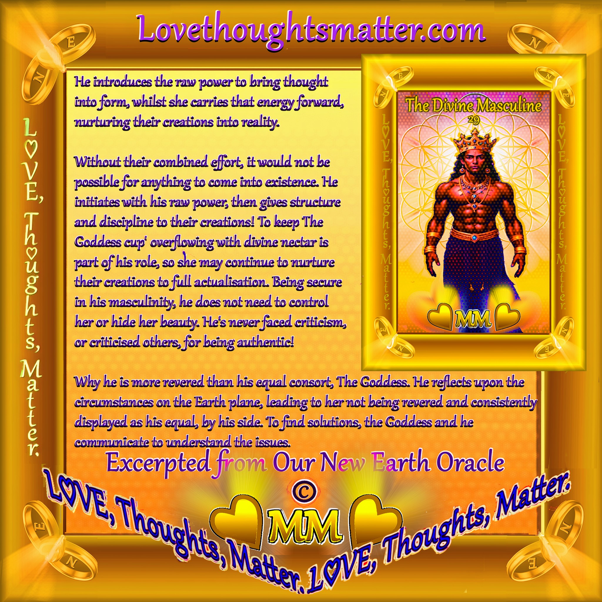 Our New Earth Oracle Facebook ad