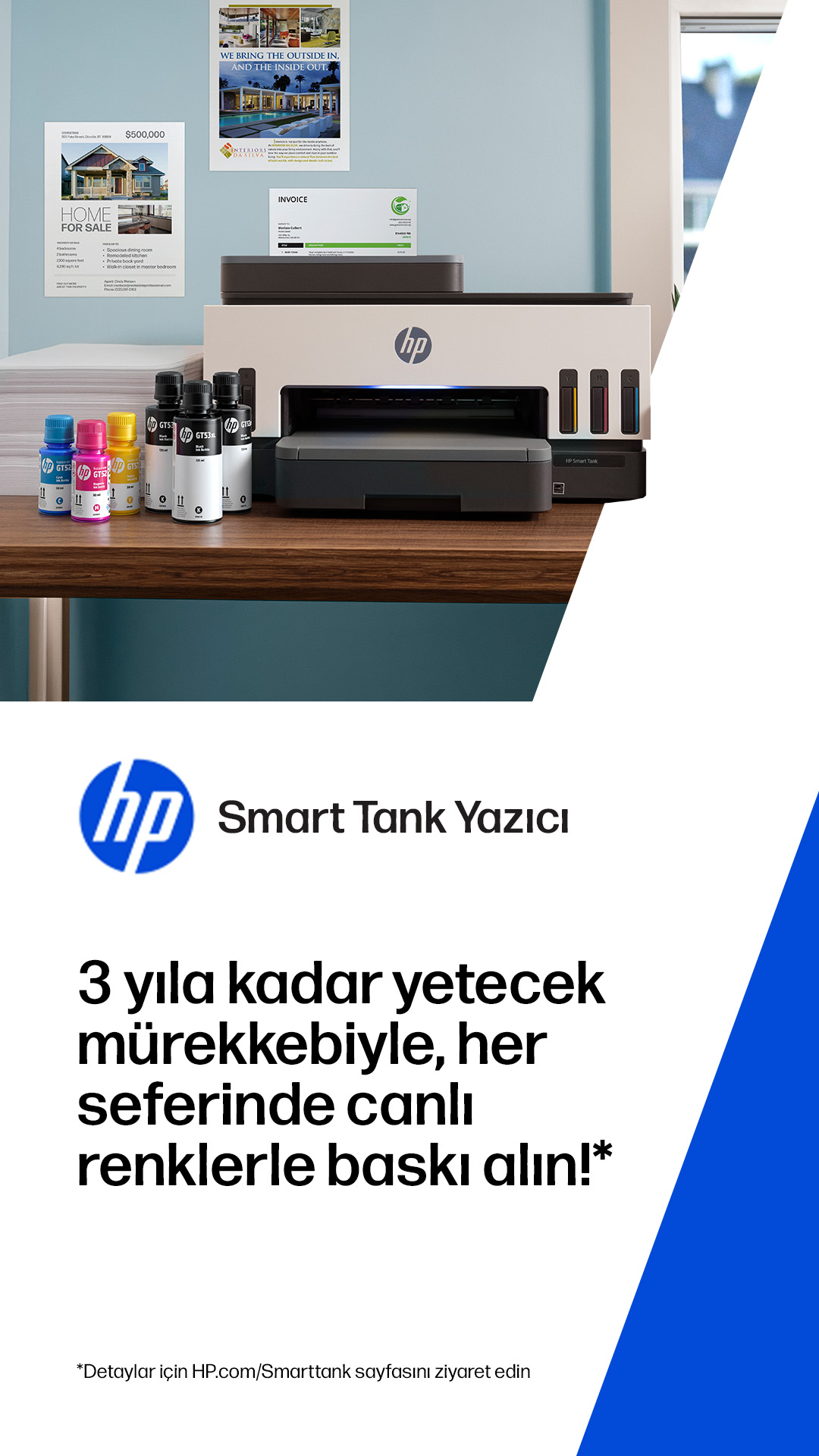 HP Facebook ad: Tükenmeyen renk.