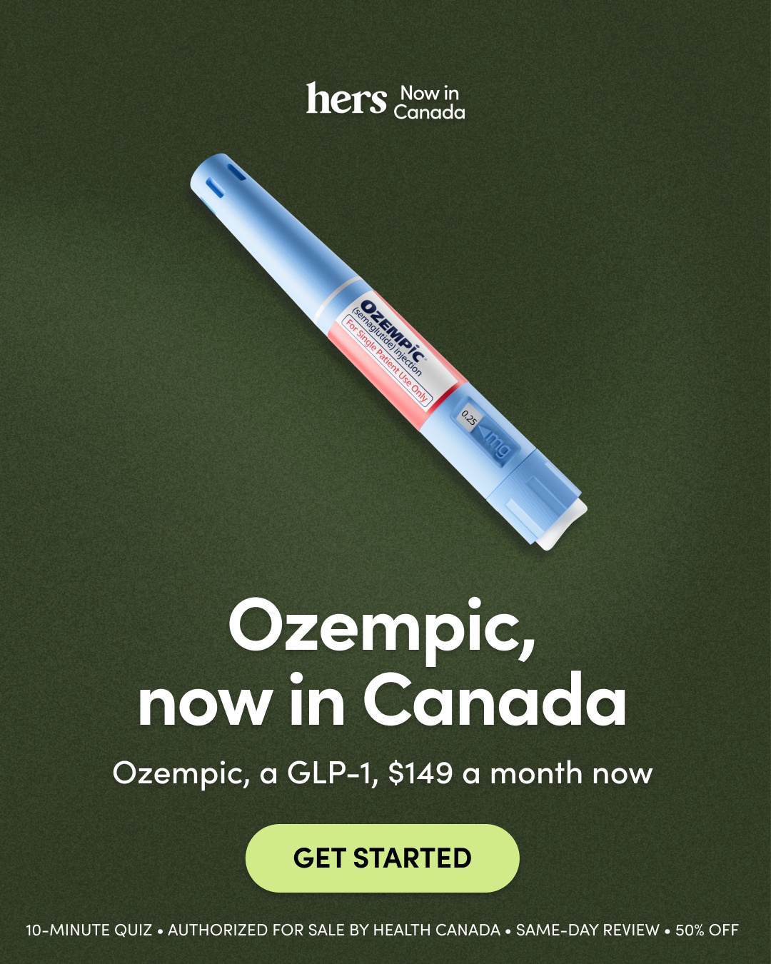 Hers Facebook ad