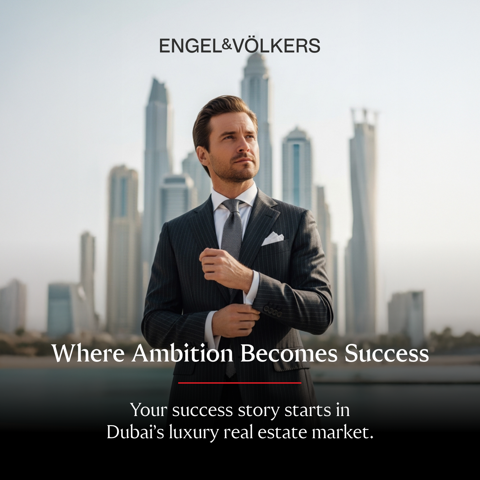 Engel & Völkers Dubai Facebook ad from Jan 30, 2026
