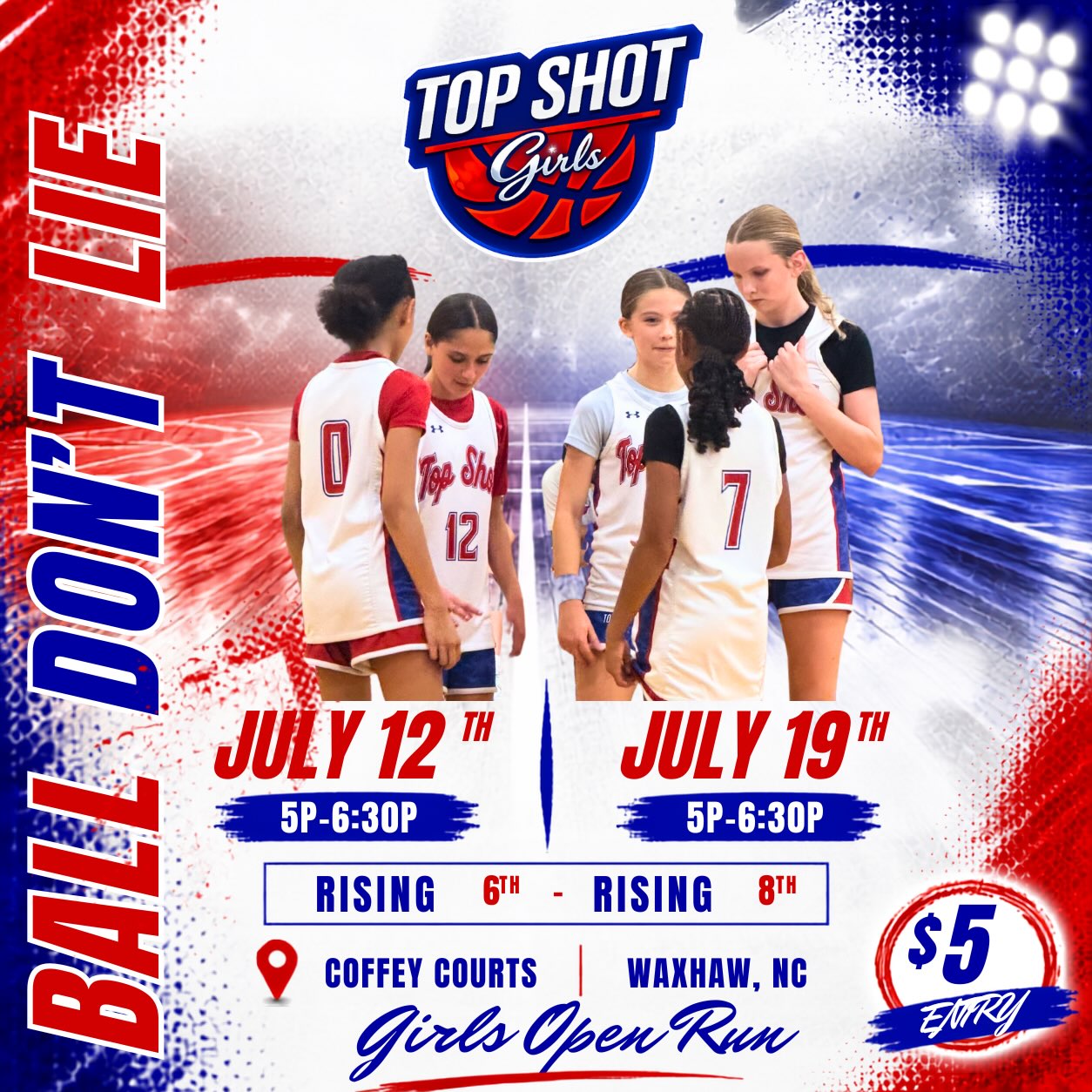 Top Shot Basketball Girls Facebook ad
