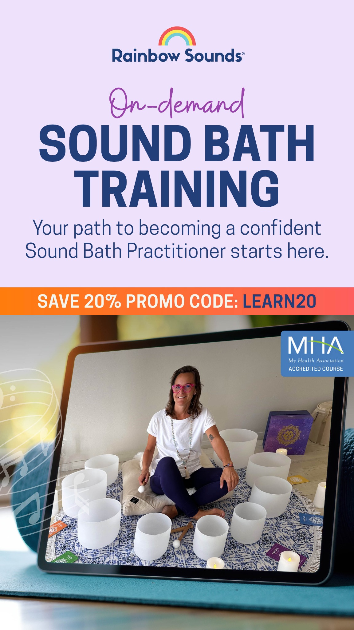 Rainbow Sounds Facebook ad