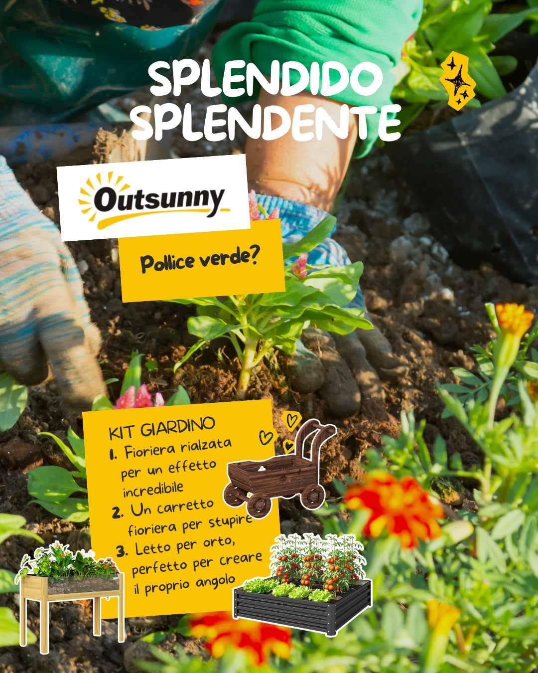 Outsunny It Facebook ad: Outsunny kit per il giardino: tutto il necessario…