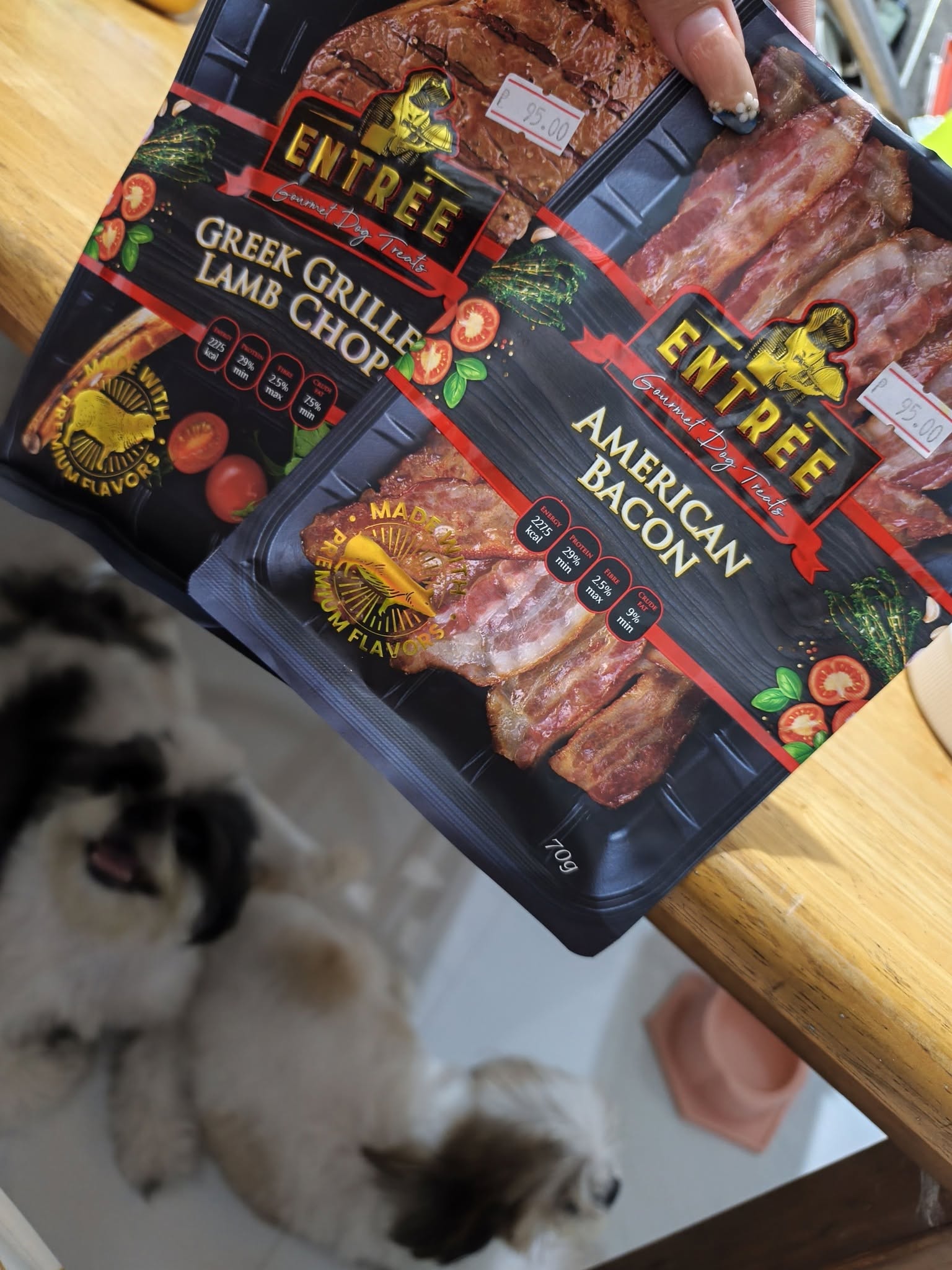 Entrée Gourmet Pet Treats Facebook ad