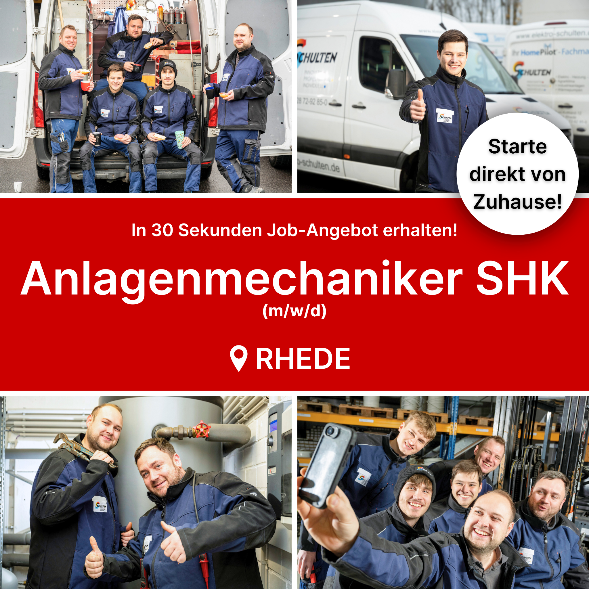Candidate Flow: SHK Karriere Facebook ad