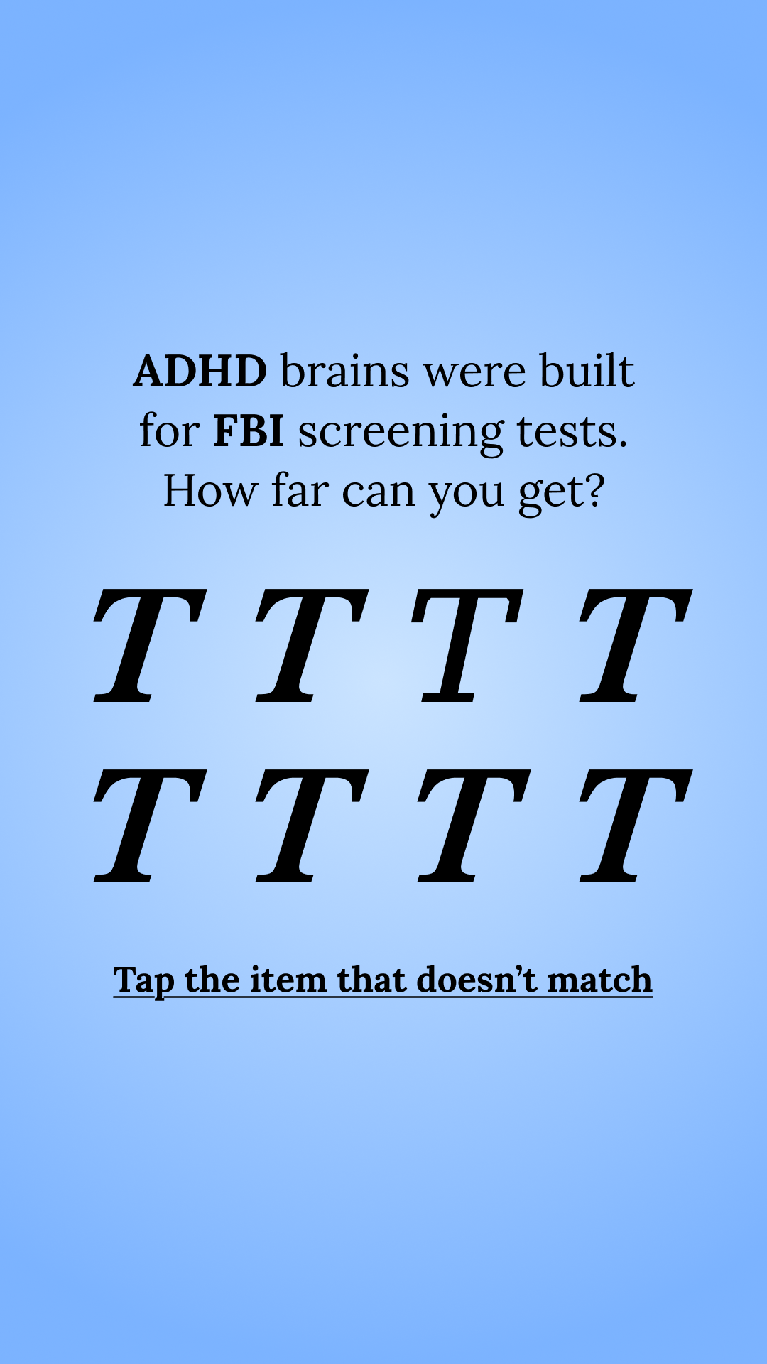 Brain Health Check Facebook ad