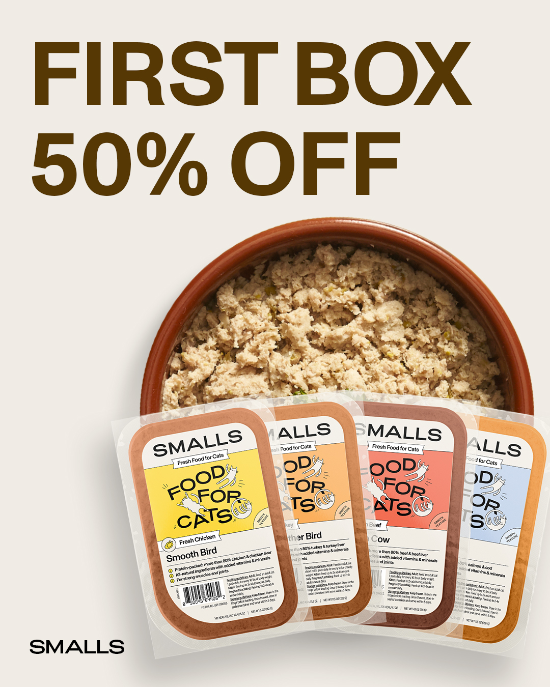 Smalls Facebook ad