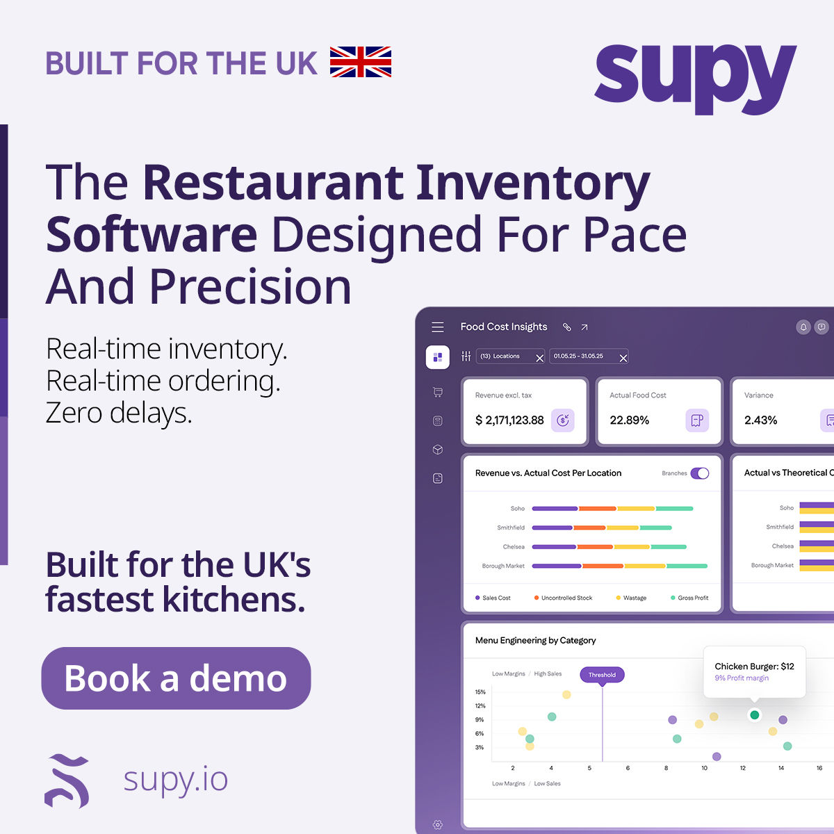 Supy Facebook ad