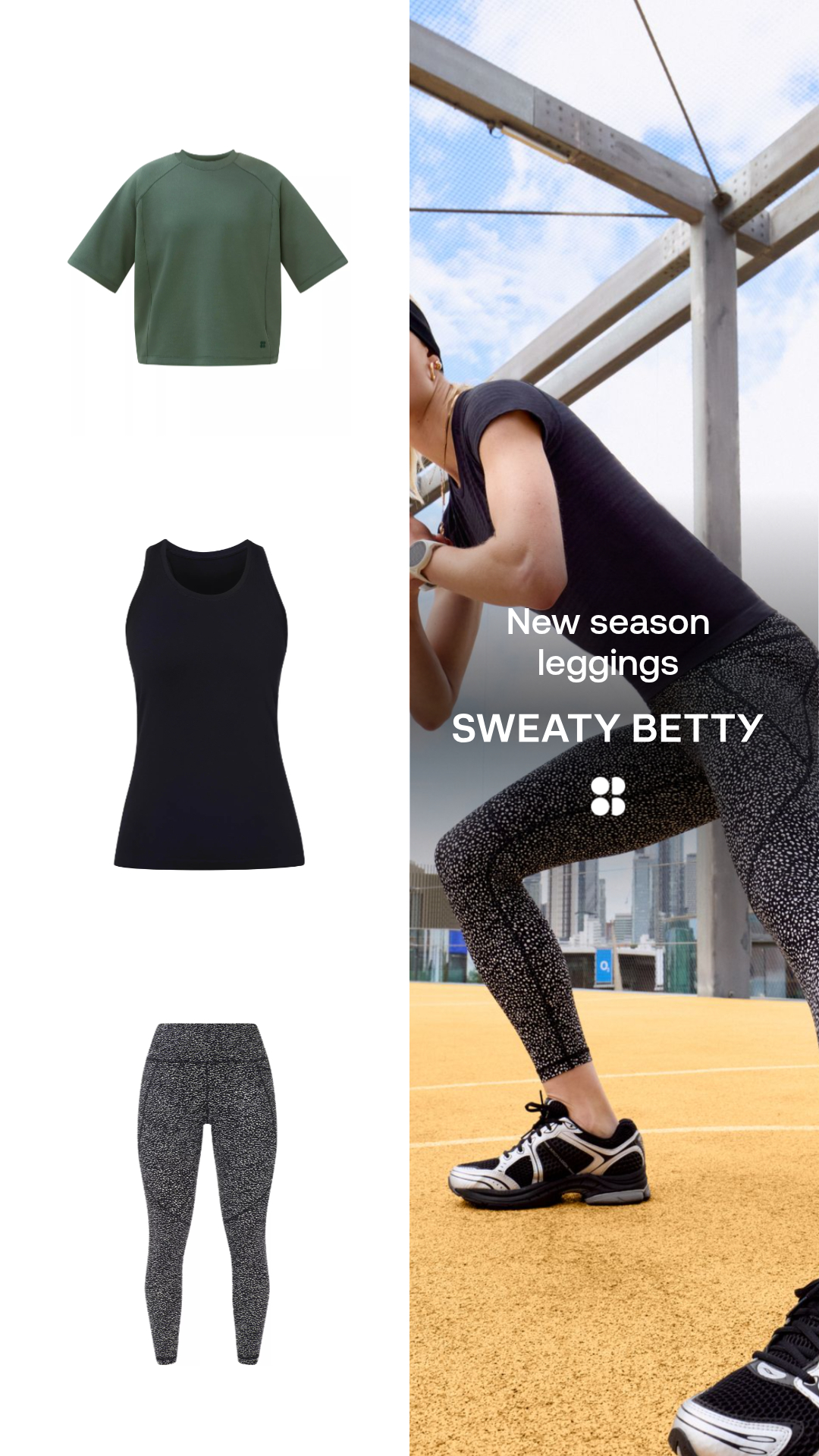 Sweaty Betty Facebook ad