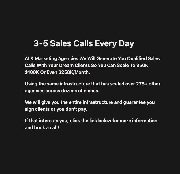 Catalyst Acquisition Facebook ad