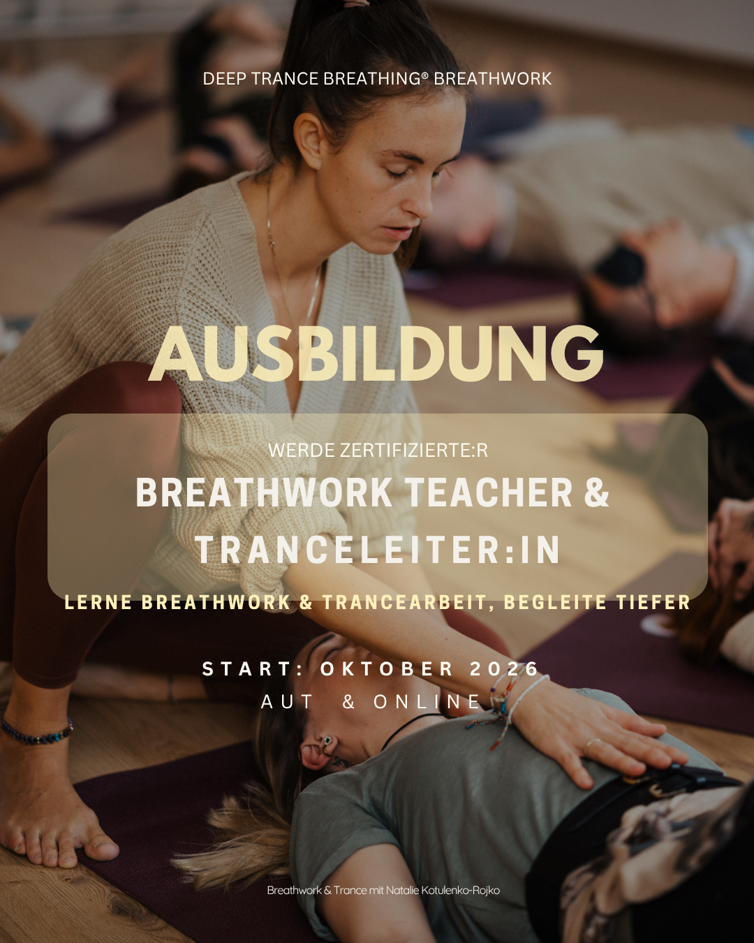 Breathwork Session Facebook ad: Breathwork und Trance-Ausbildung - jetzt informieren