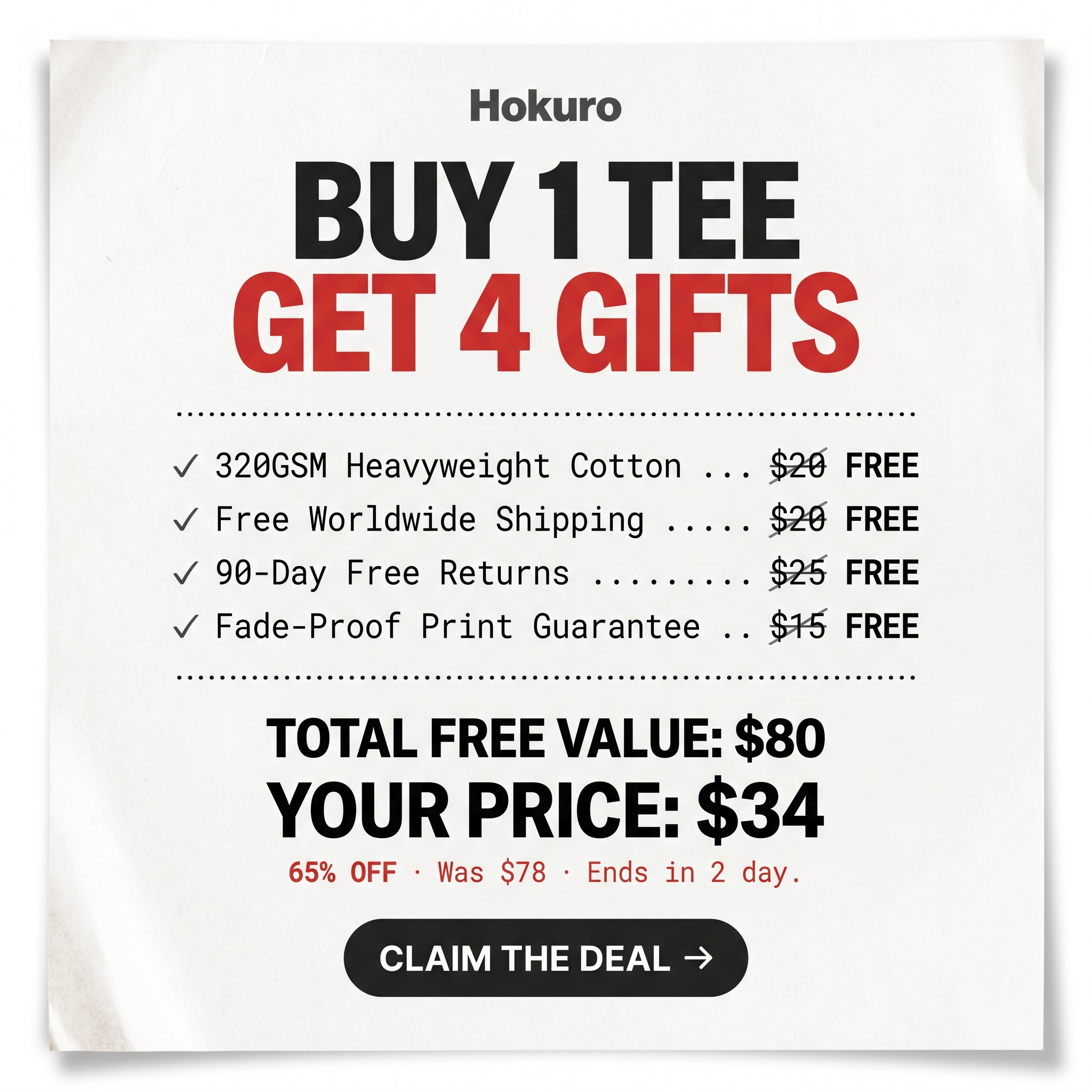 Hokuro Facebook ad