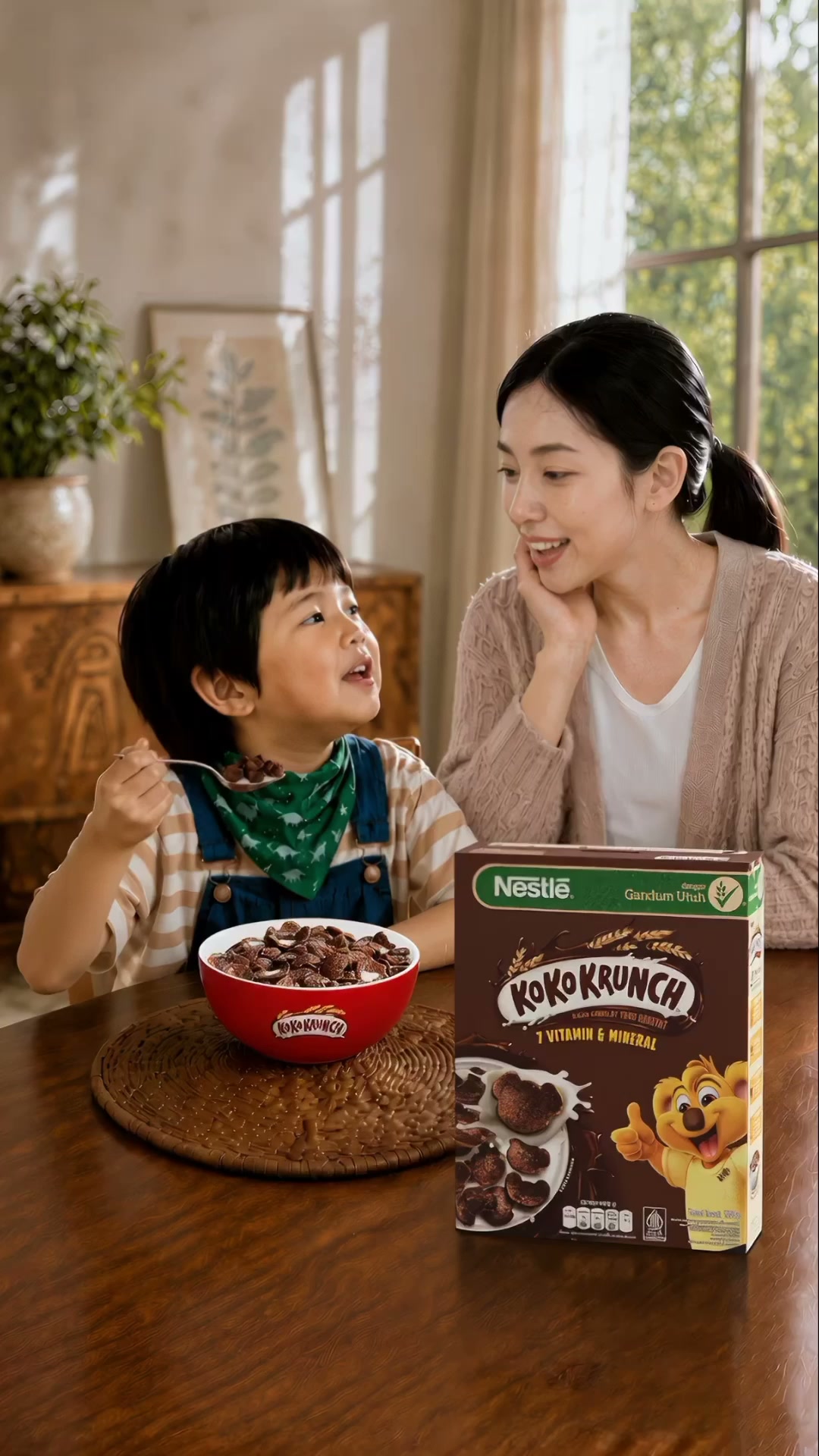Nestlé Breakfast Cereals Indonesia Facebook ad: Cerita Pagi Pasukan KOKO