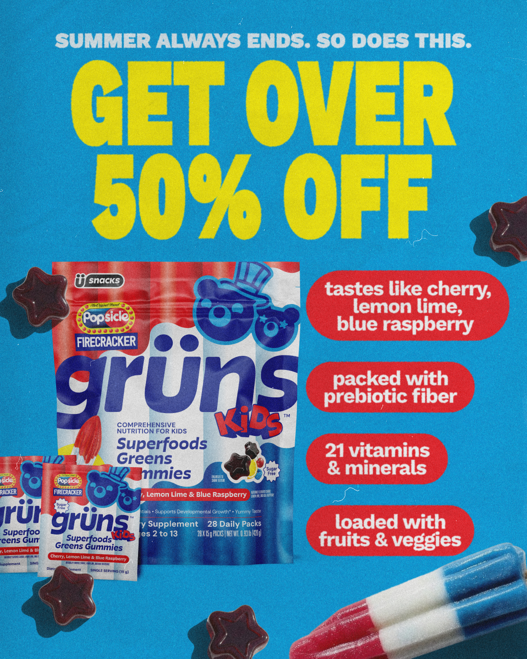Grüns Kids Facebook ad