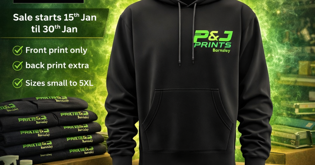 P&J Prints Barnsley Facebook ad: Stand out with P&J Prints Barnsley!
