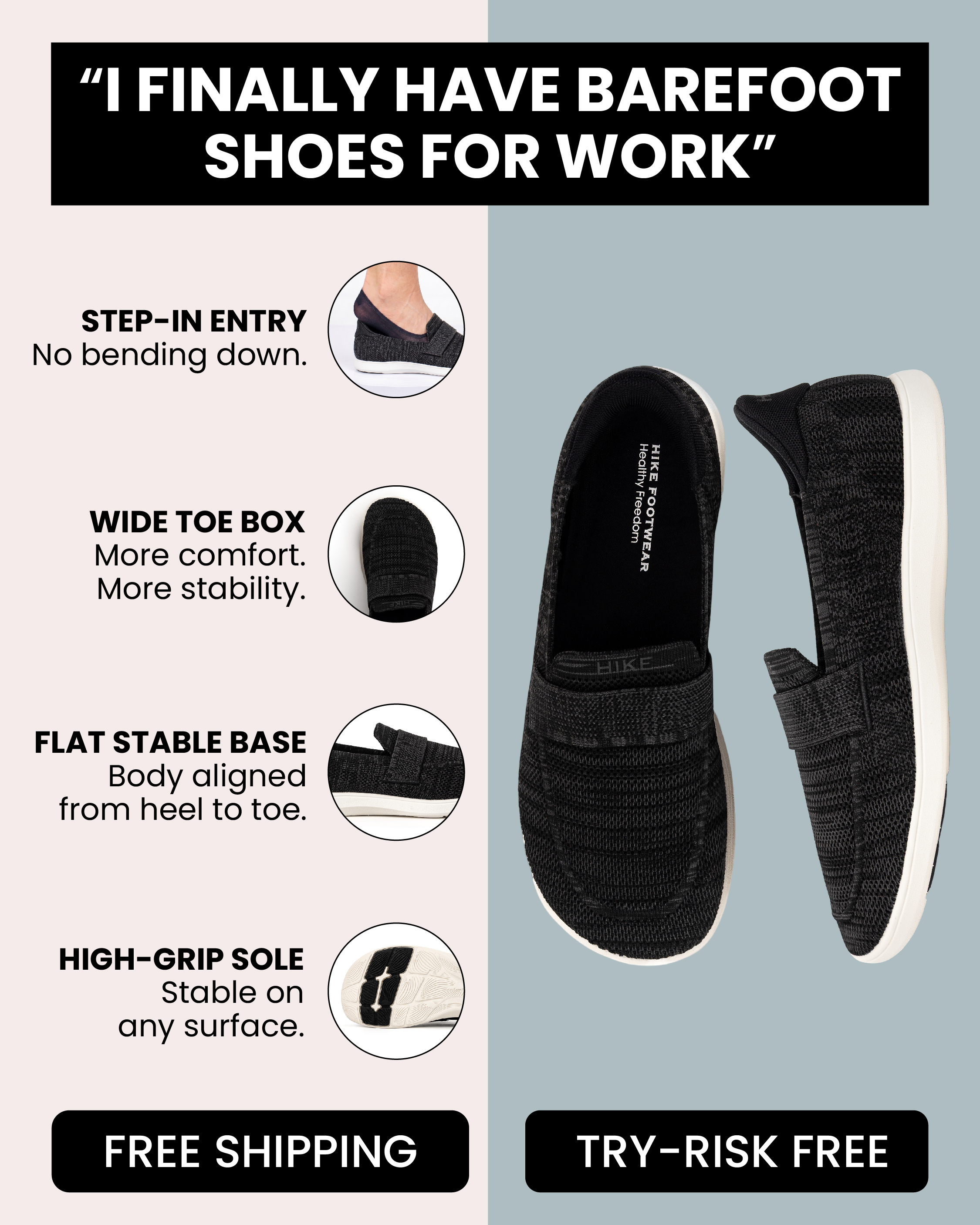 HIKE Footwear Facebook ad