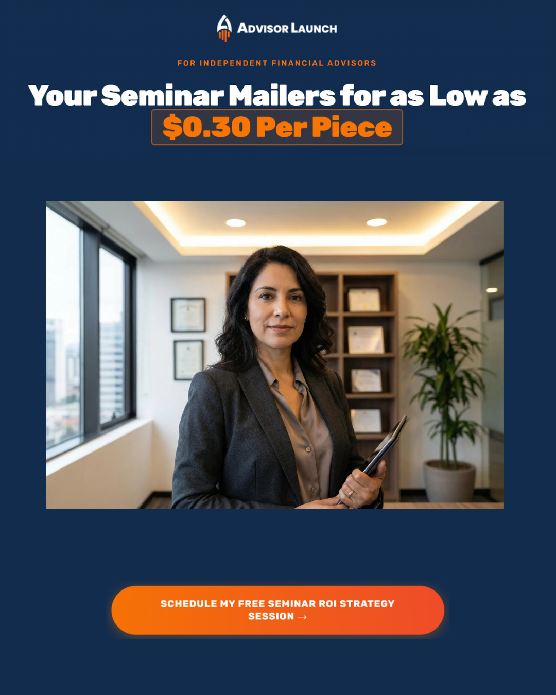 Advisor Launch Facebook ad from May 21, 2026