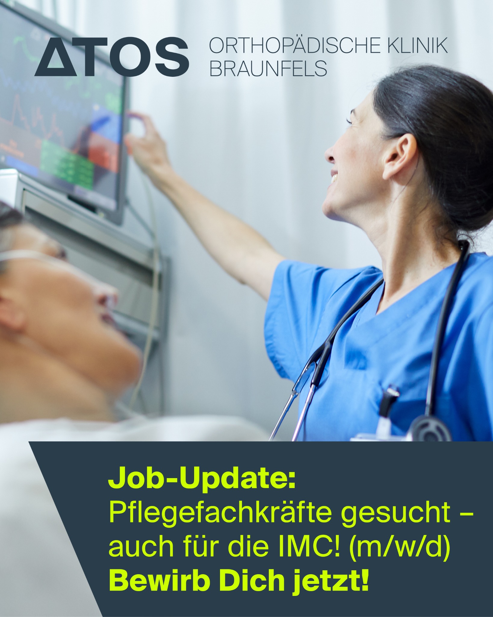ATOS Orthopädische Klinik Braunfels Facebook ad: Wir suchen DICH!