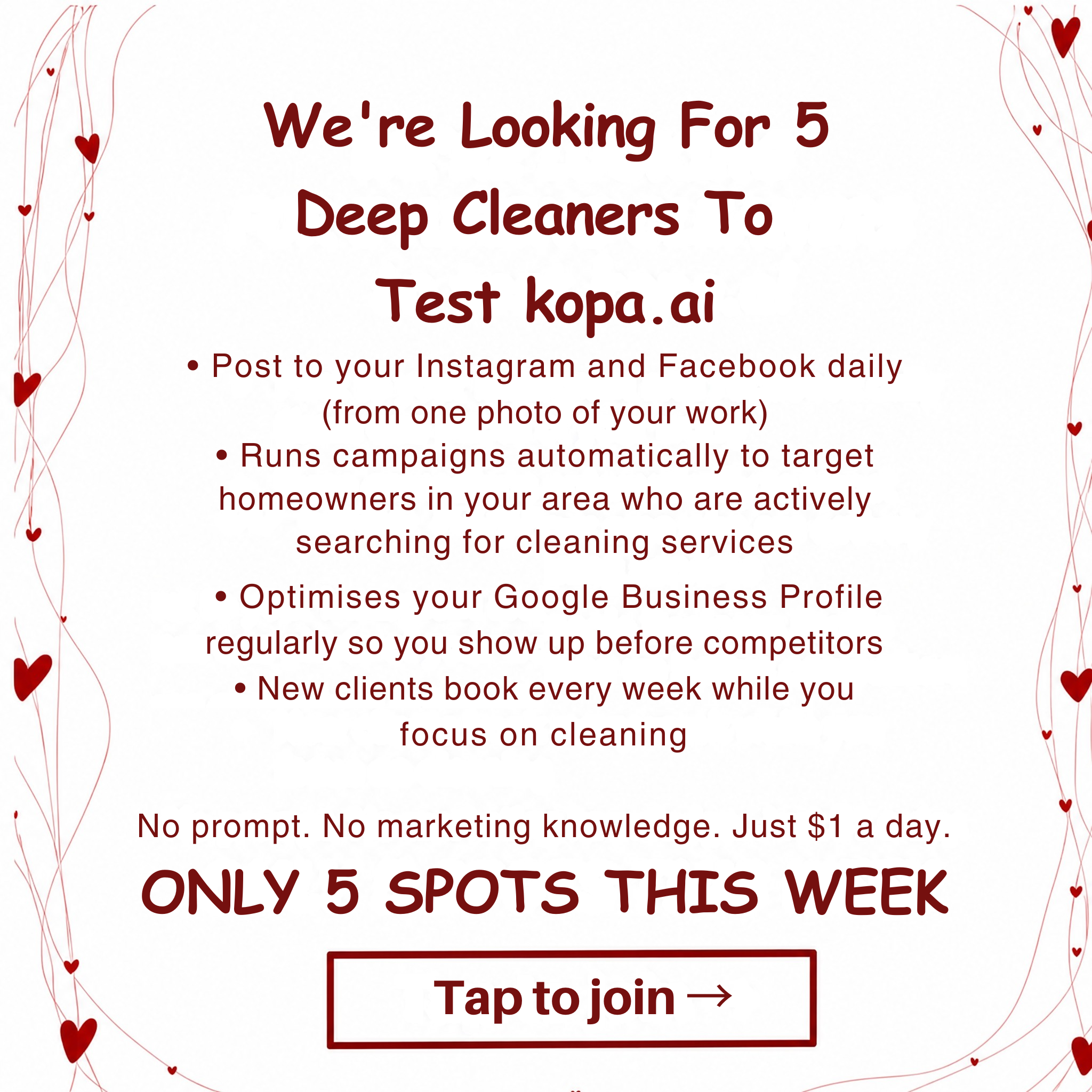 Michael Smith Facebook ad