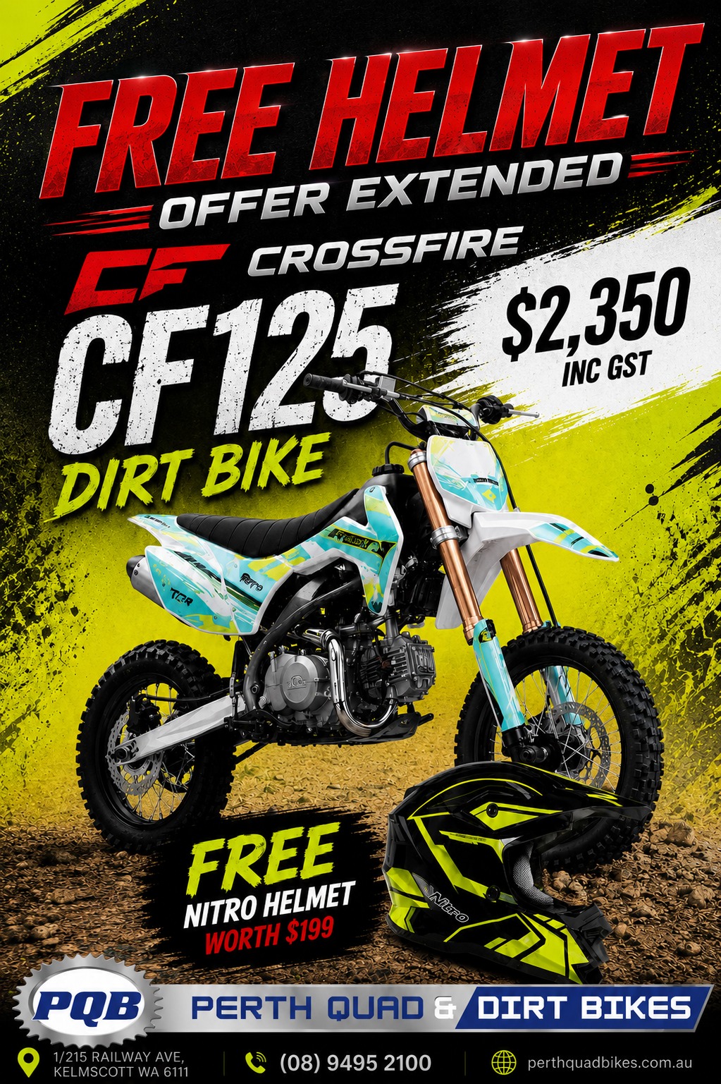 Perth Quad Bikes Facebook ad from Aug 5, 2026