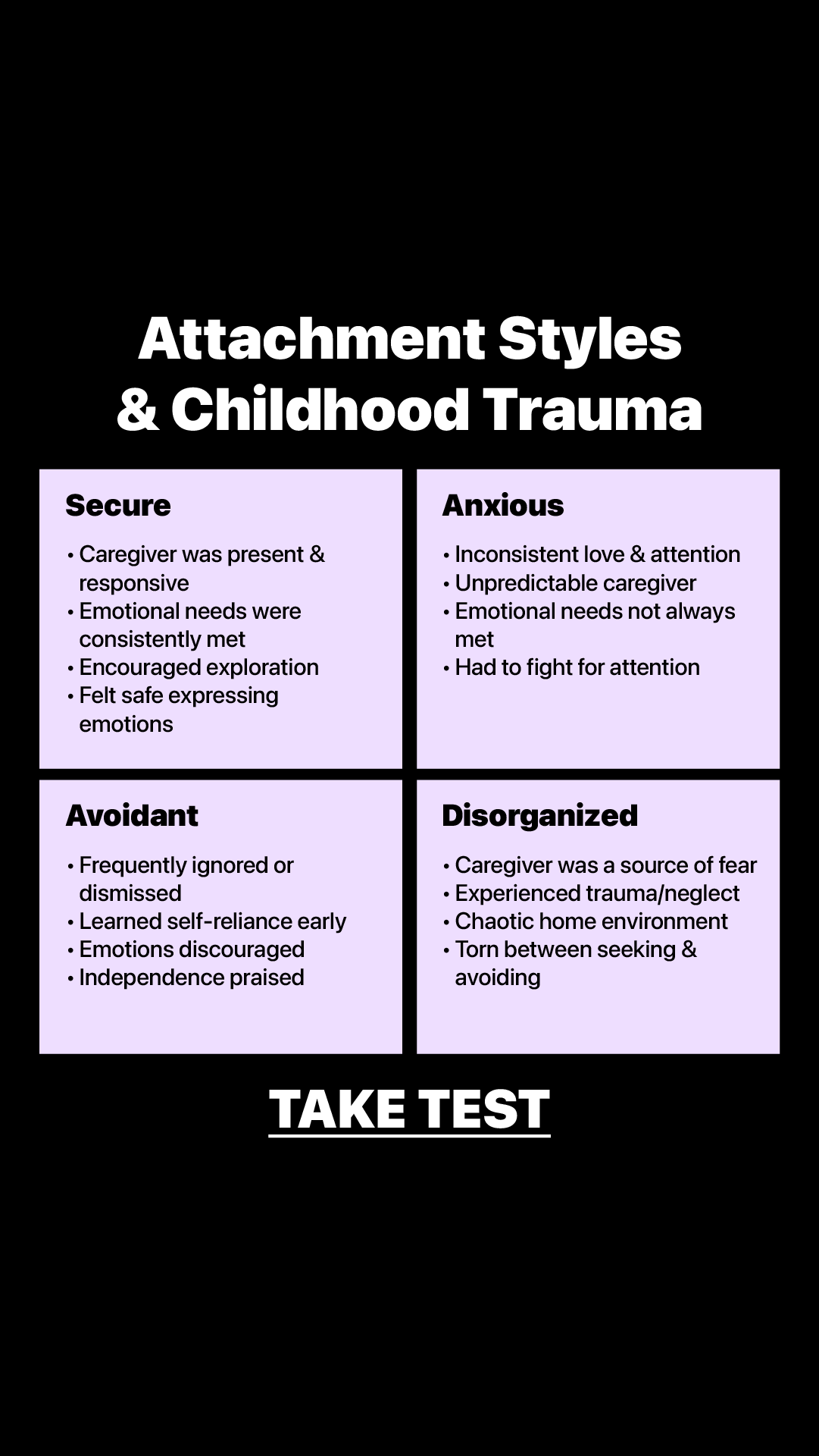 Personality Type Facebook ad