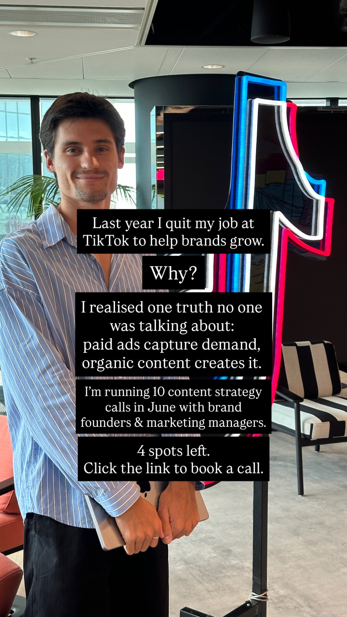 Joincoco Facebook ad: I quit my job at TikTok to help…