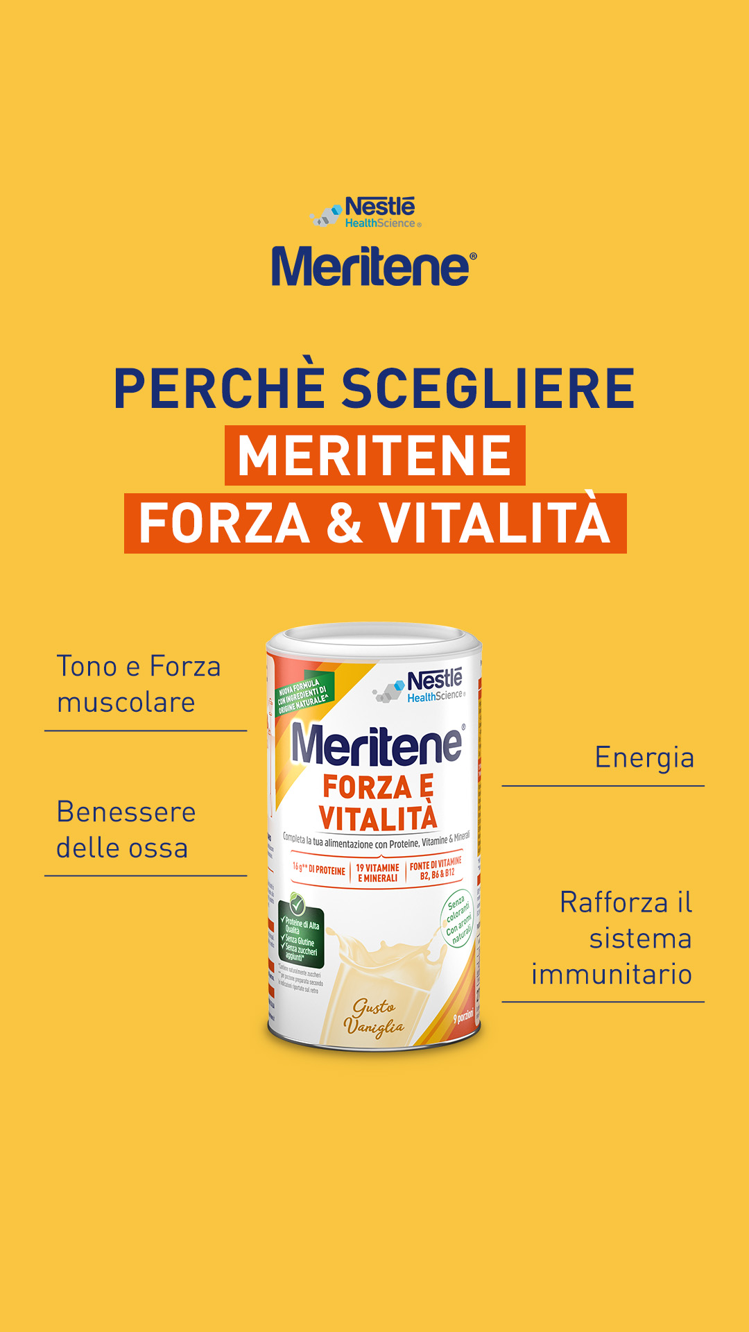 Meritene Italia Facebook ad from May 19, 2026