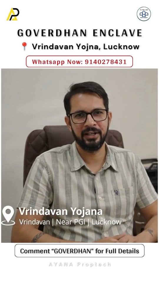 Ayana Proptech Facebook ad: Goverdhan Enclave | UP Awas Vikas Ready-to-Move Flats