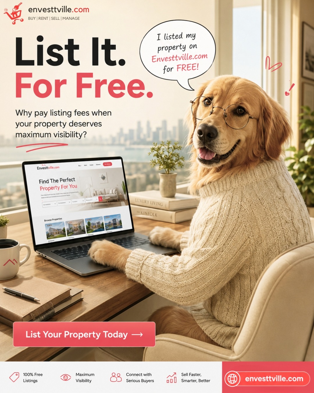 envesttville.com Facebook ad