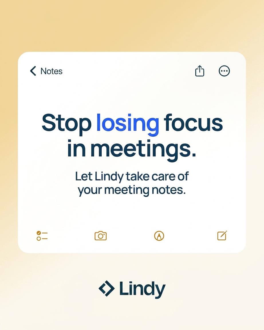 Lindy Facebook ad