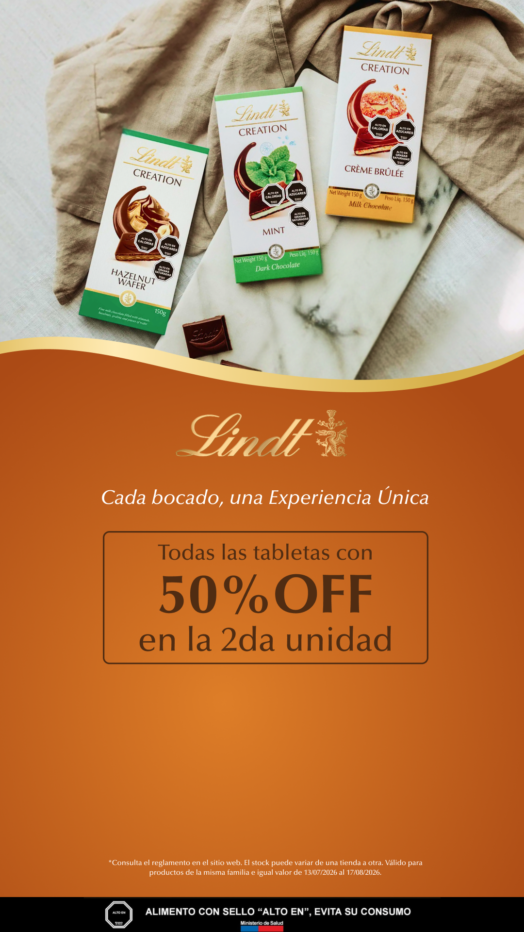 Lindt Facebook ad