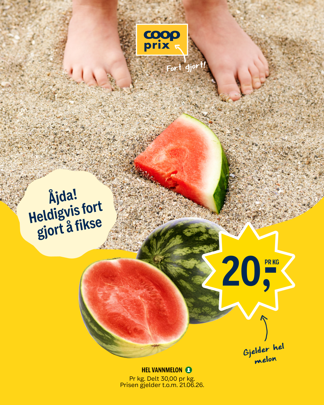 Coop Prix Facebook ad from Jul 19, 2026